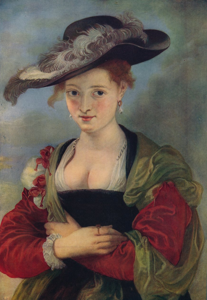 Le Chapeau de paille, vers 1622-1625, vers 1915 - Peter Paul Rubens