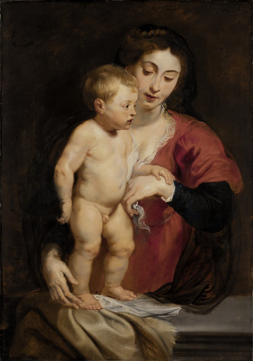 Madone et enfant - Peter Paul Rubens