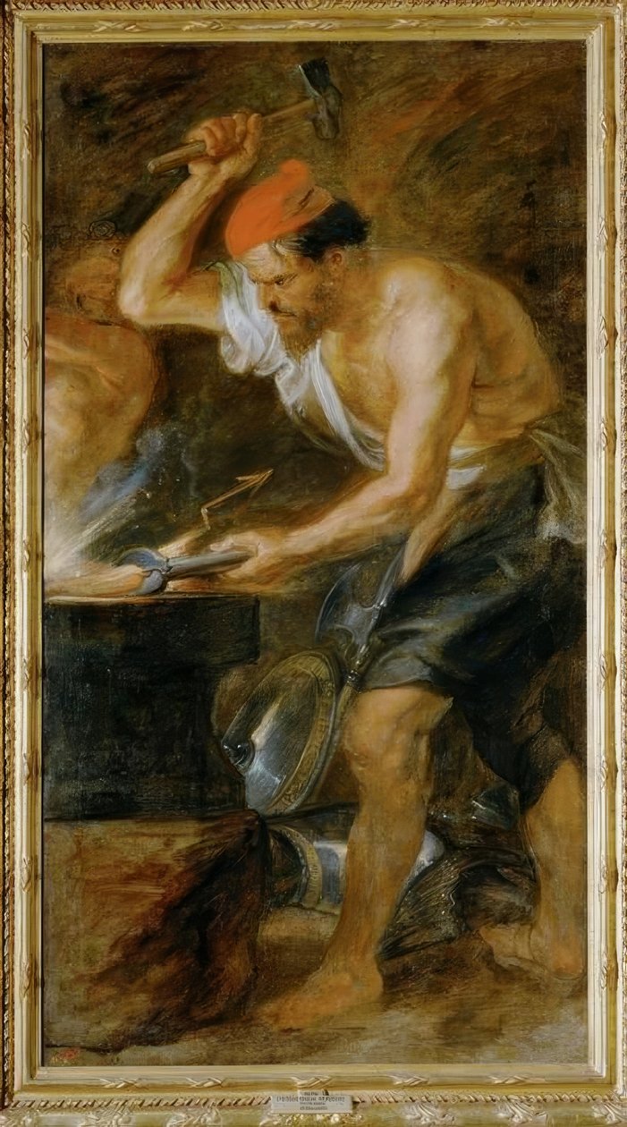 Vulcain forgeant la foudre de Jupiter - Peter Paul Rubens