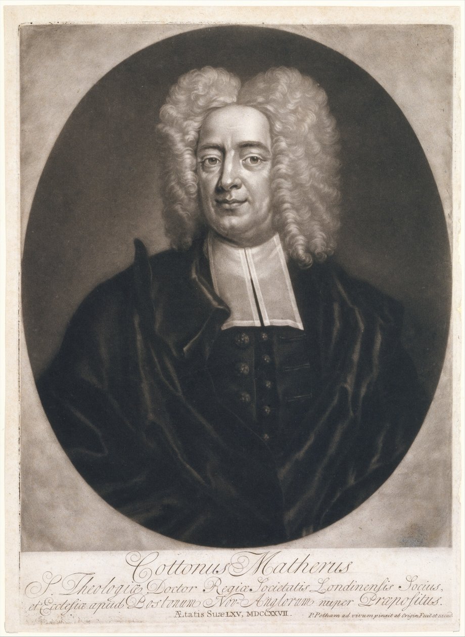 Cotton Mather, 1728 - Peter Pelham