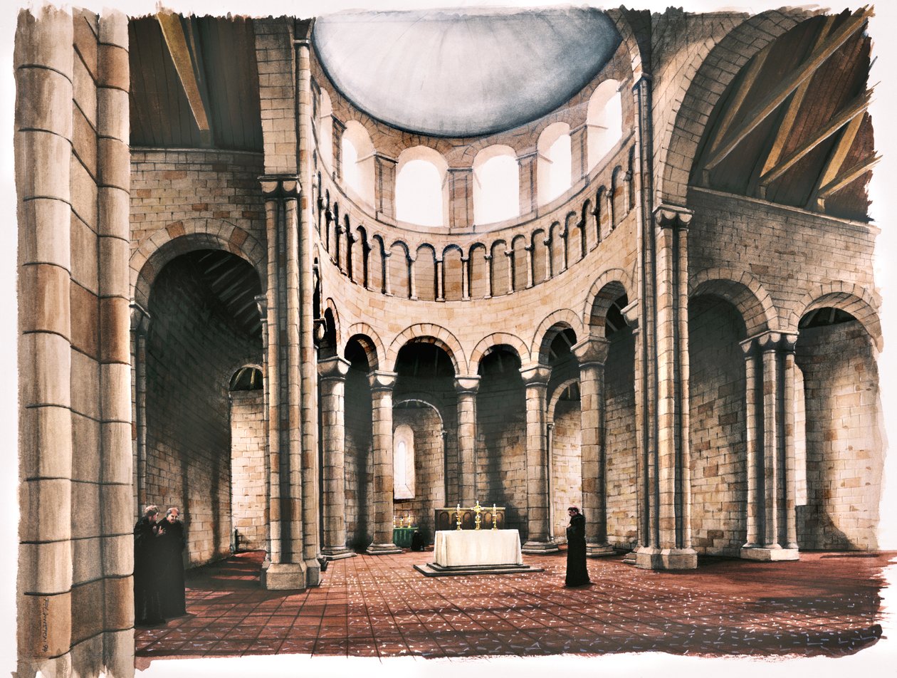 Abbaye de Battle, XIIe siècle, vers 1990-2010 - Peter Urmston