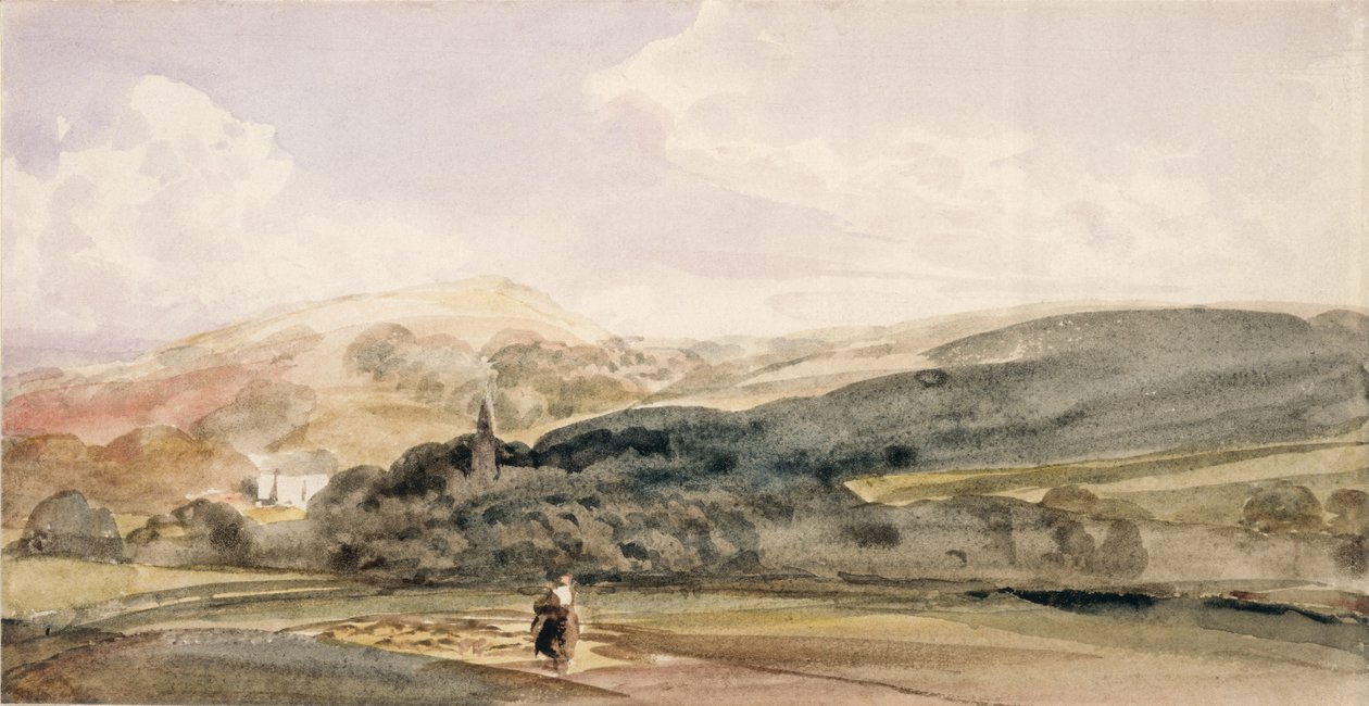 Paysage avec figures à Malvern - Peter de Wint