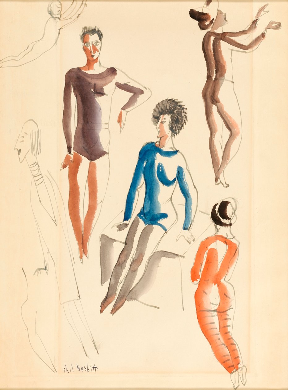 Figures humoristiques, n.d. - Phil Nesbitt