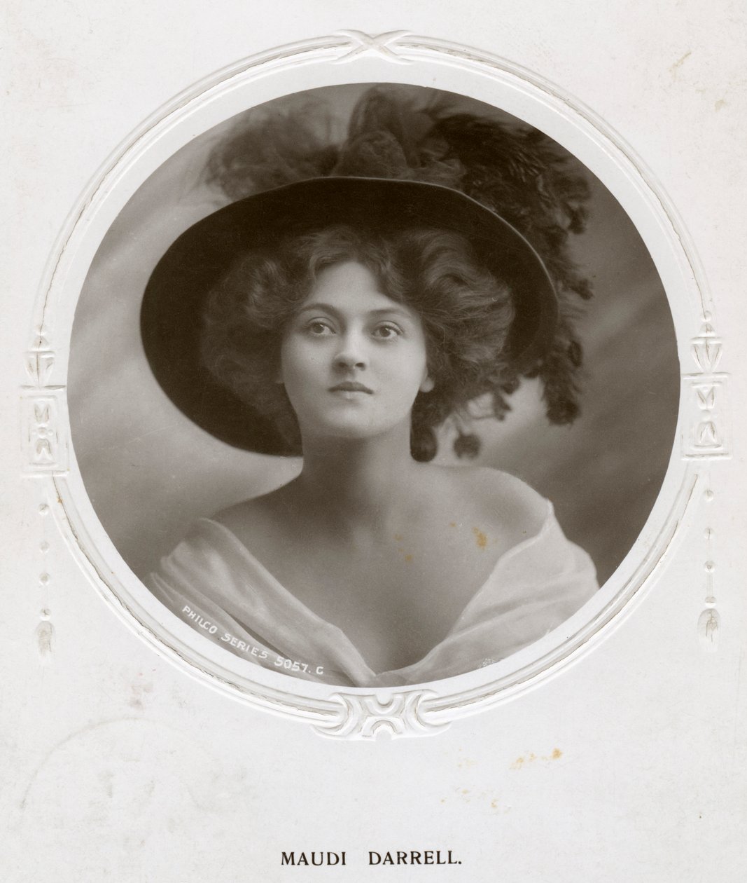 Maudi Darrell, actrice britannique, vers 1908 - Philco Publishing Company