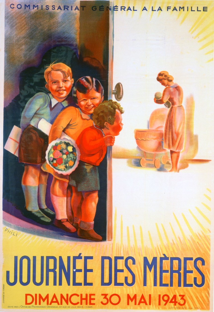 Fête des Mères, dimanche 30 mai 1943 - Phili