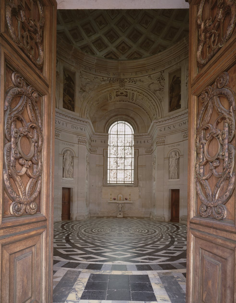 Vue intérieure de la chapelle, c.1522 - Philibert Delorme