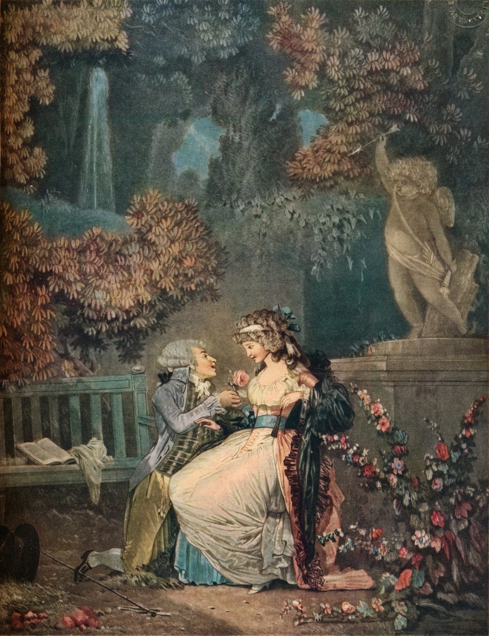 La Rose, 1788, 1916 - Philibert Louis Debucourt
