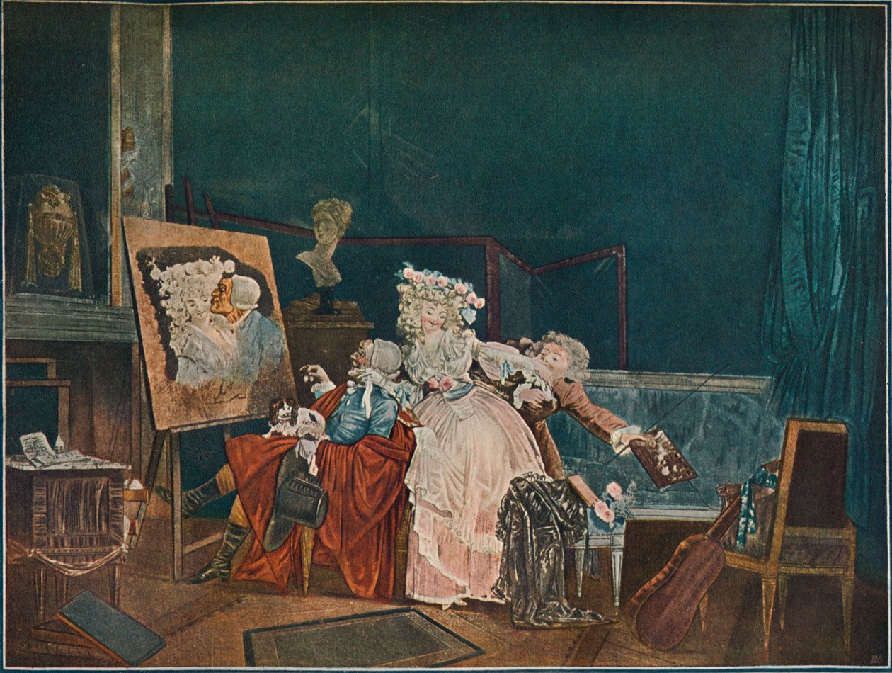 Les Deux Baisers, 1786, 1902 - Philibert Louis Debucourt