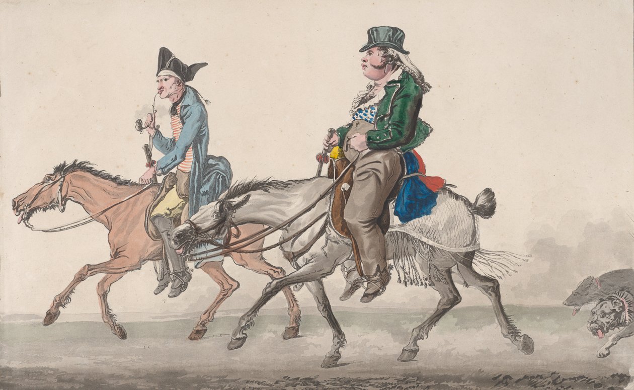 Route de Poissy - Philibert Louis Debucourt