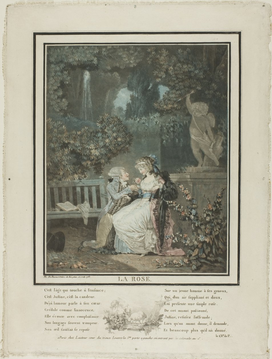 La Rose - Philibert Louis Debucourt