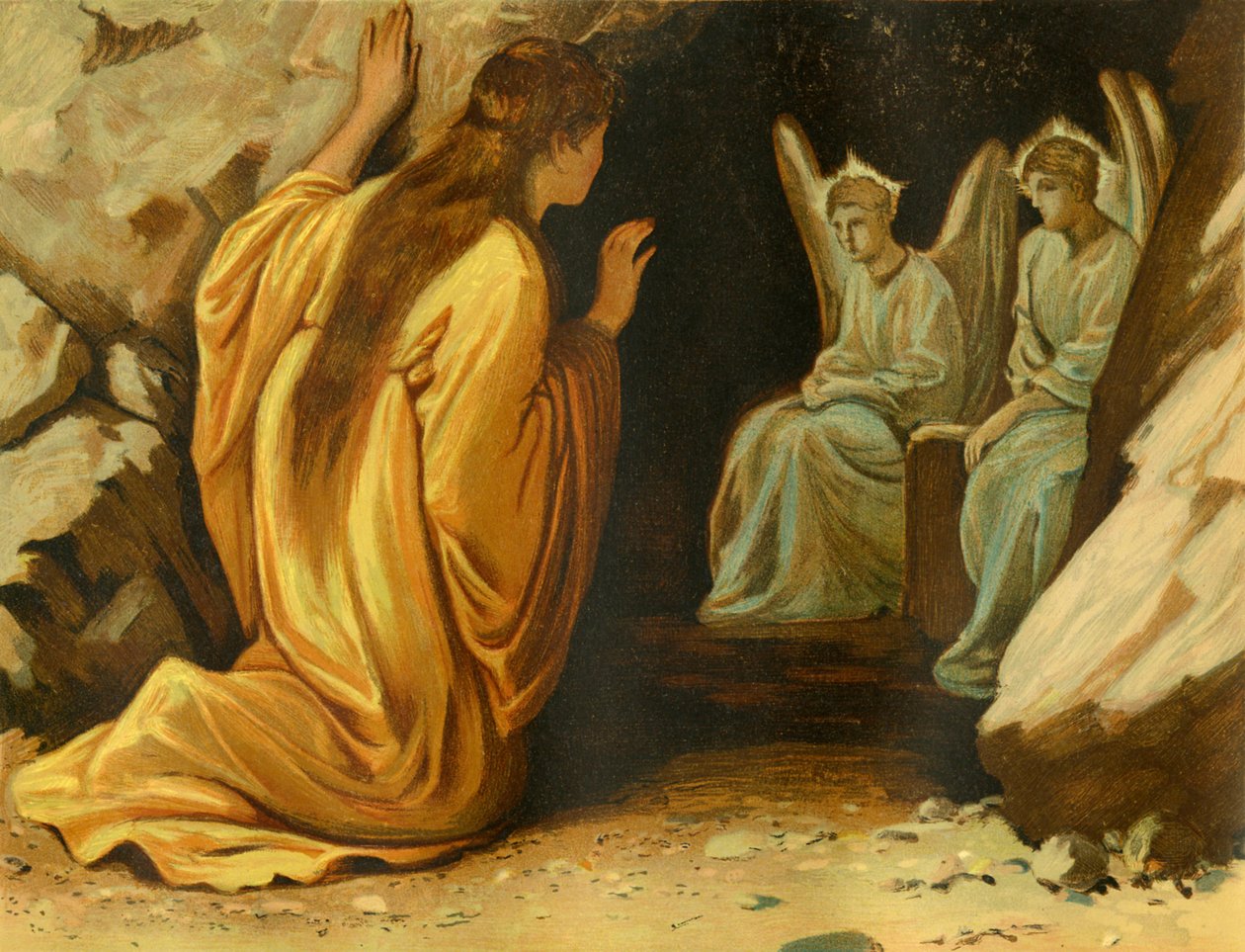 Marie-Madeleine au tombeau de Jésus - Philip Richard Morris
