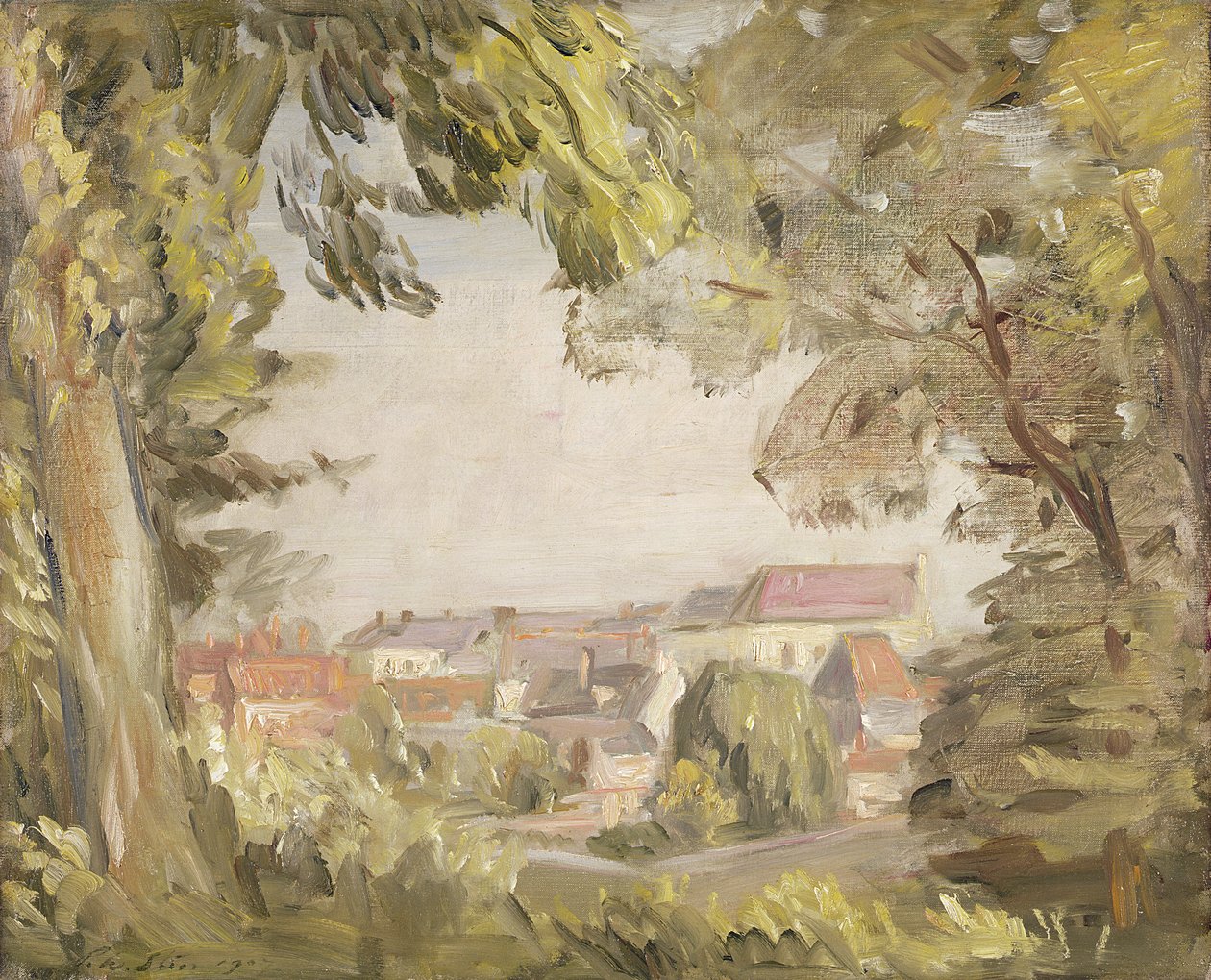 Montreuil depuis les remparts, 1907 - Philip Wilson Steer