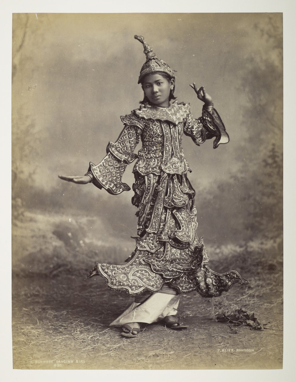 Danseuse birmane, Vues de Birmanie - Philip Adolphe Klier