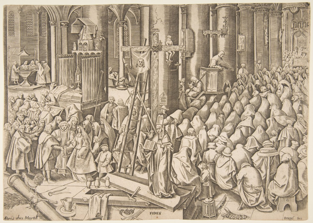 Foi Fides des Vertus, vers 1559-60 - Philip Galle