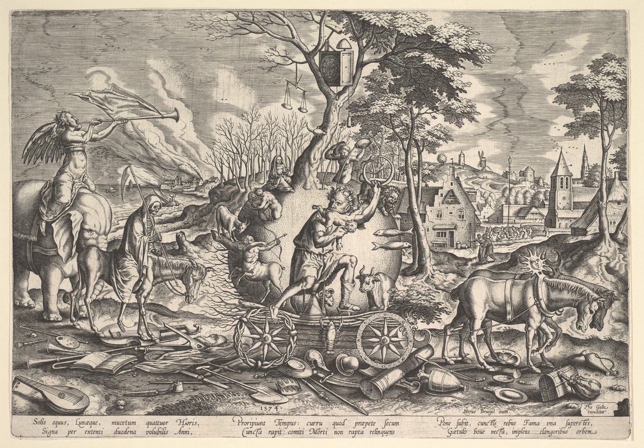 Le Triomphe du Temps, 1574 - Philip Galle