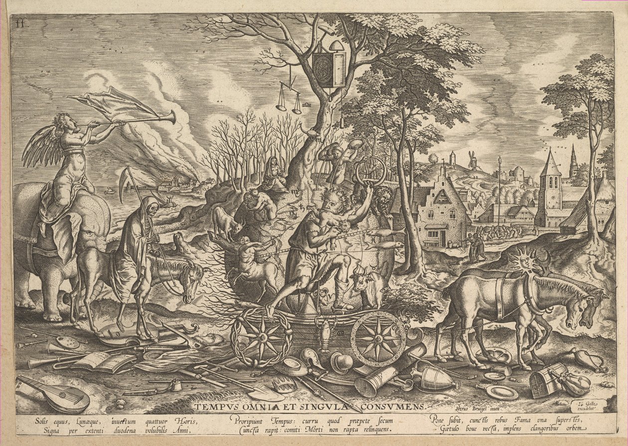 Le Triomphe du Temps, 1574 - Philip Galle