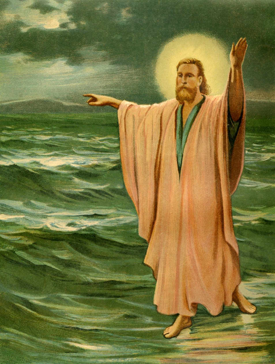 Jésus marchant sur l