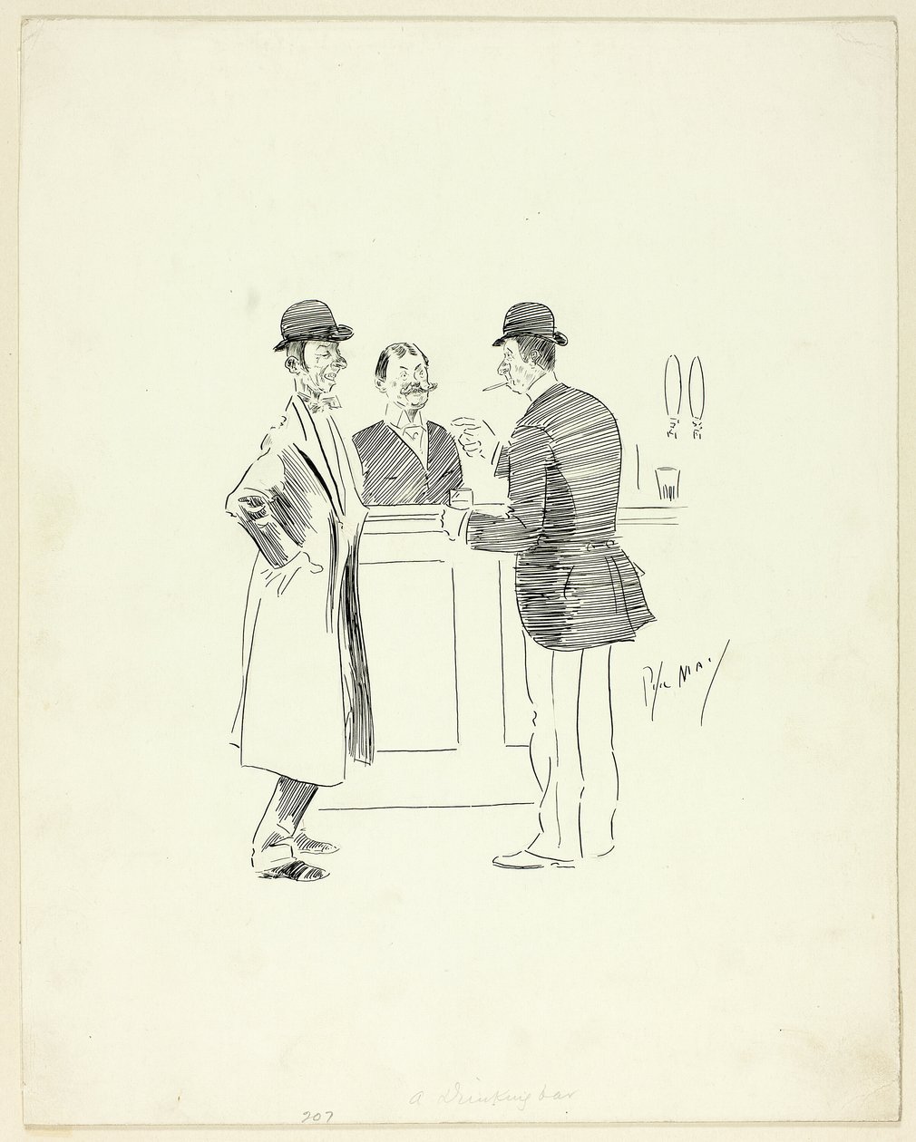 Un bar à boissons - Philip William May