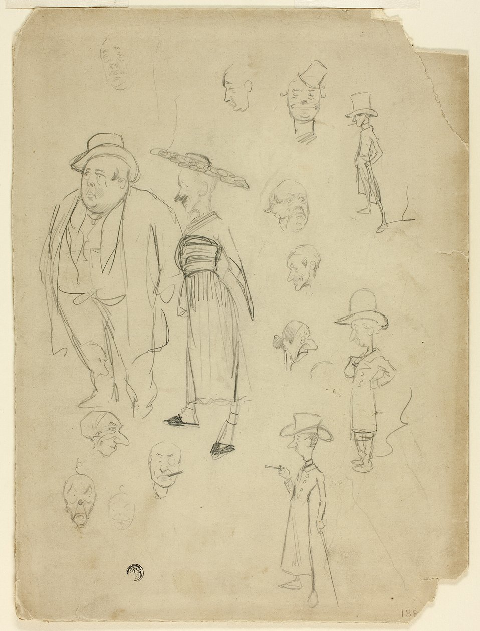 Caricatures de messieurs - Philip William May