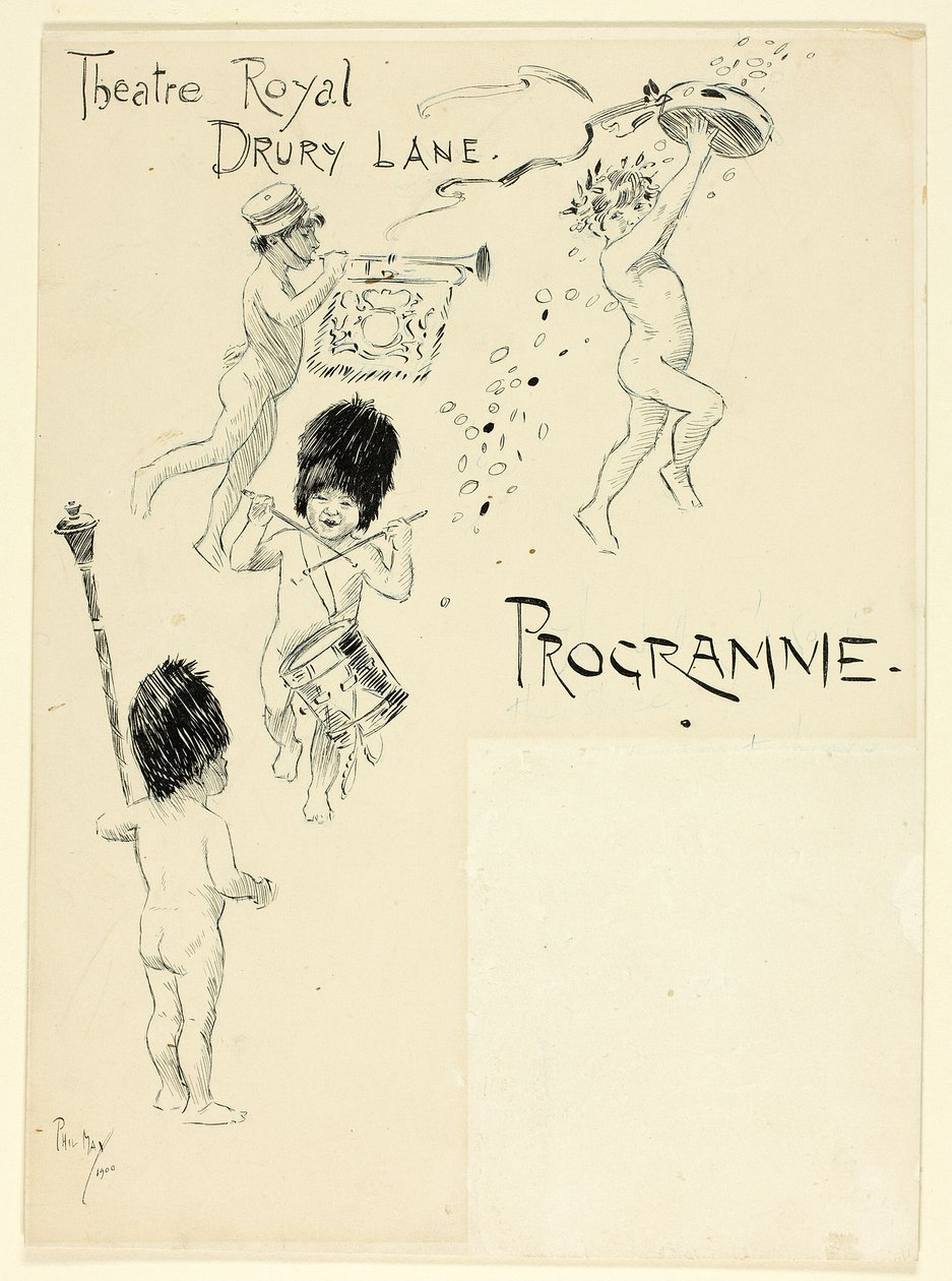 Programme du Théâtre Royal Drury Lane - Philip William May
