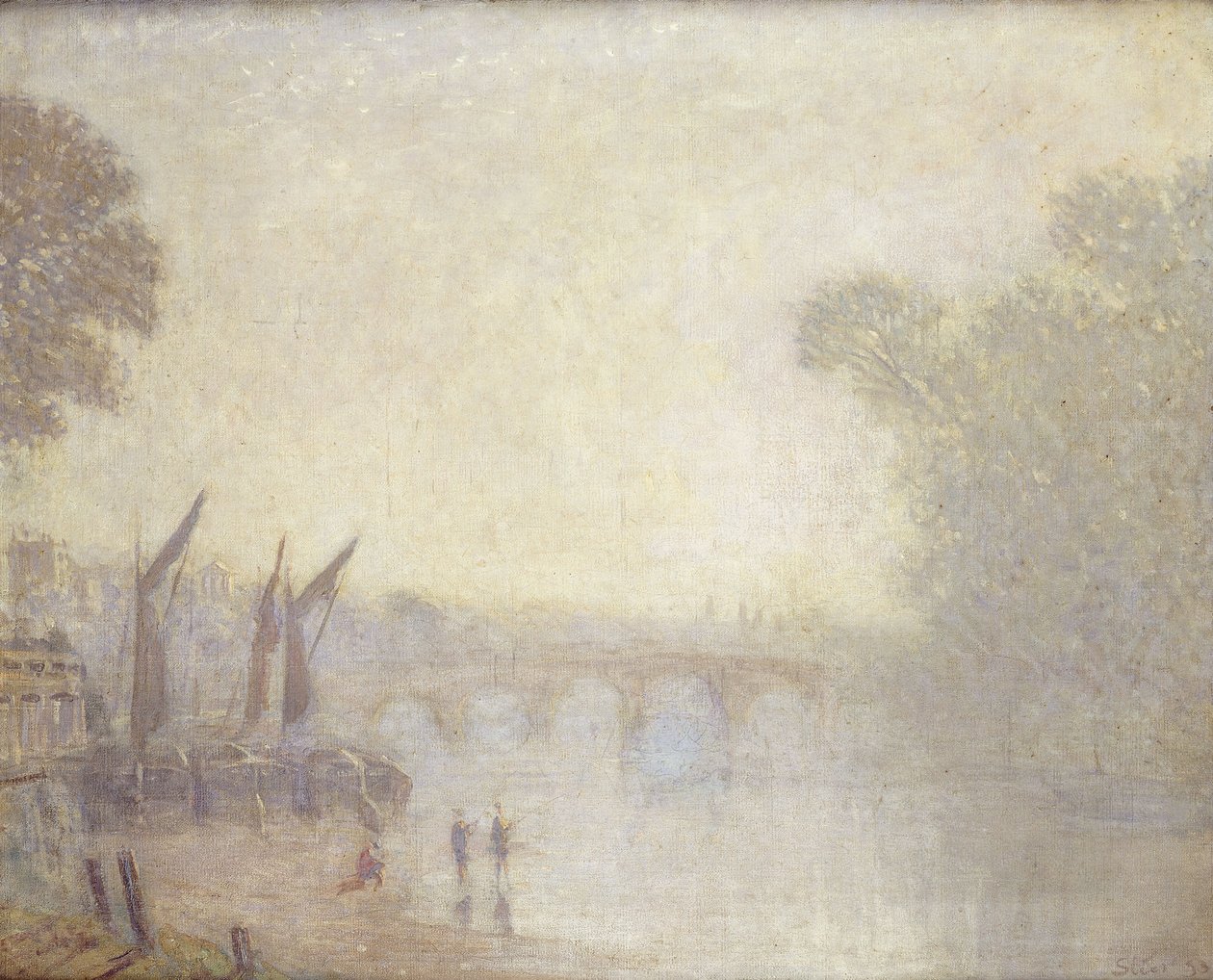Un paysage classique, Richmond, Surrey - Philip Wilson Steer