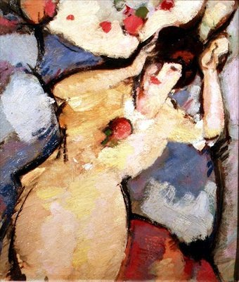 Fille allongée sur un canapé - Philip Wilson Steer