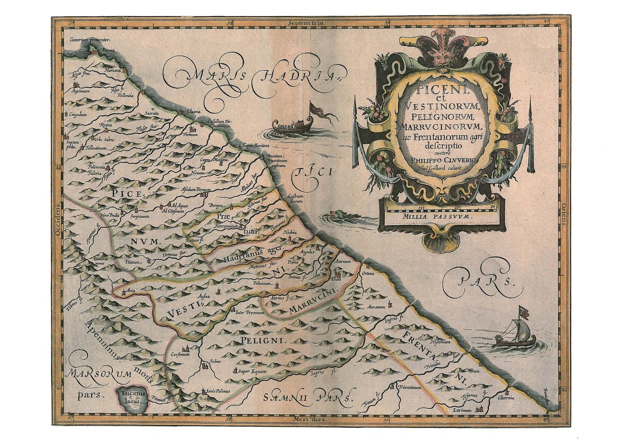 Piceni et Vestinorum, Pelignorum, Marrucinorum - Philipp Clüver