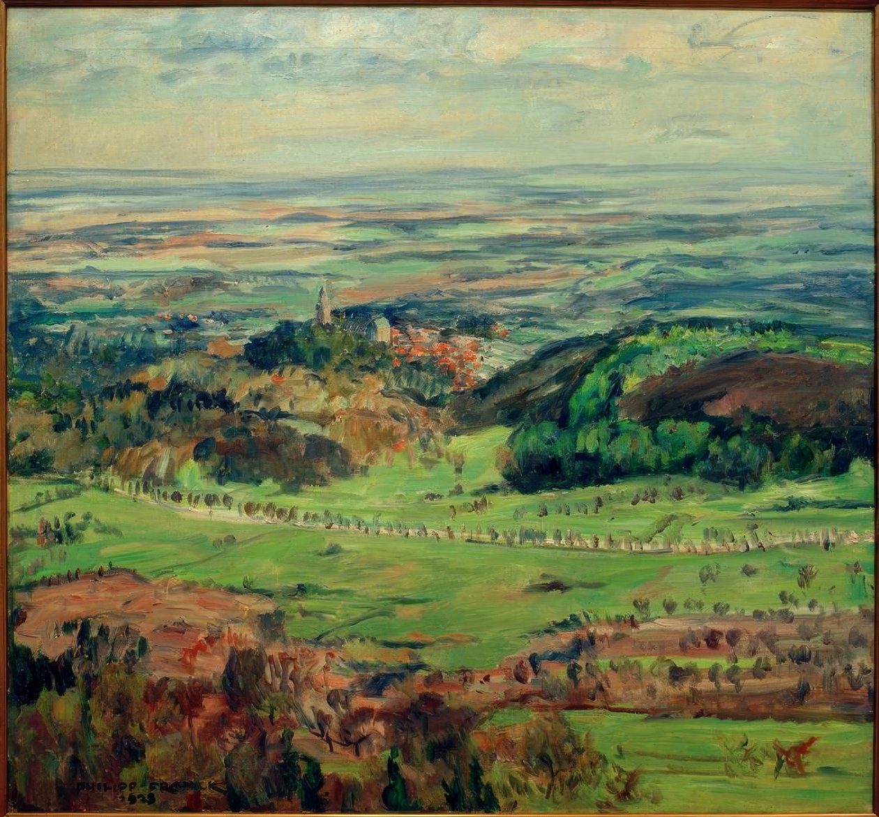 Vue sur la plaine de la Main - Philipp Franck