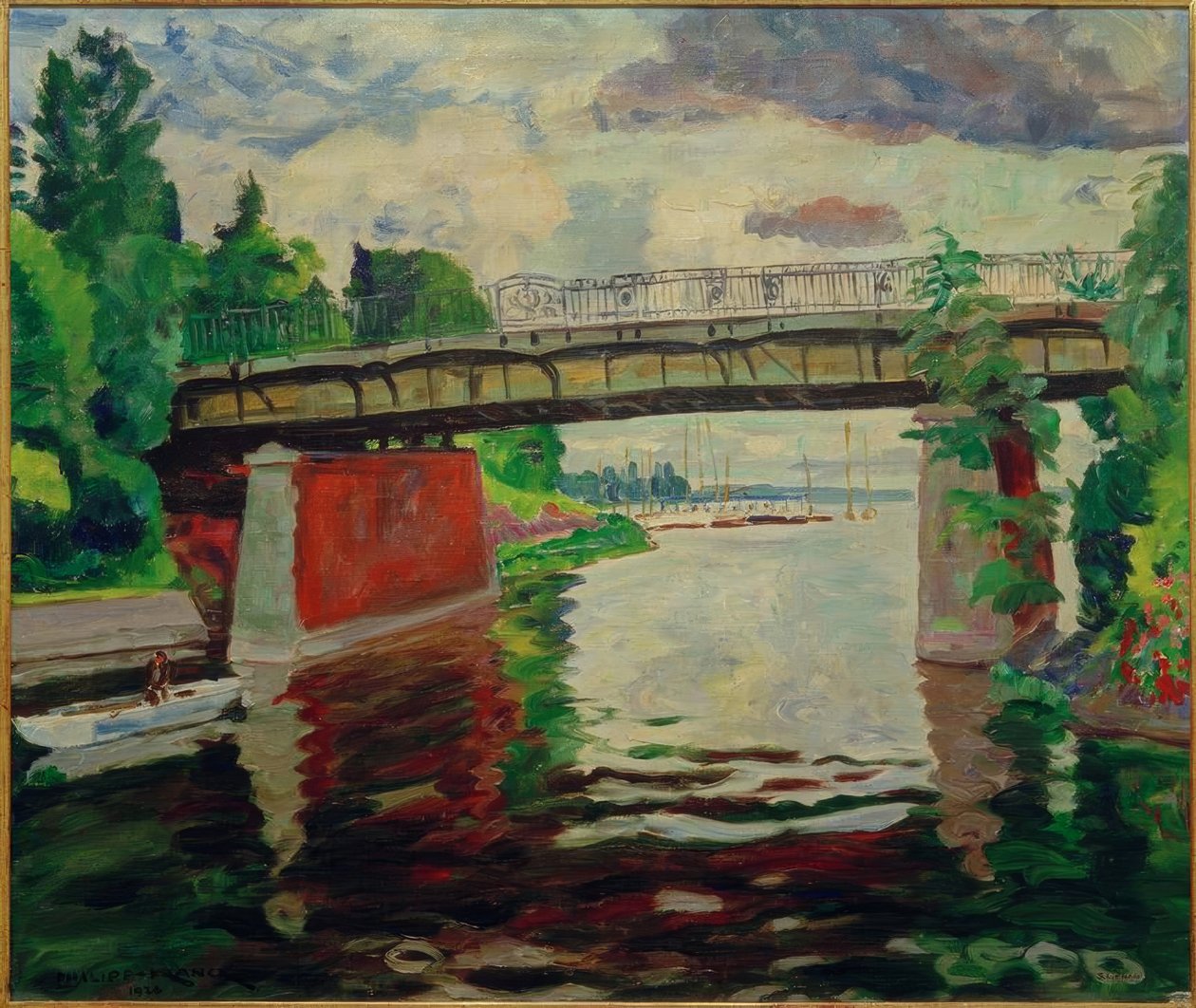 Le pont de Wannsee - Philipp Franck