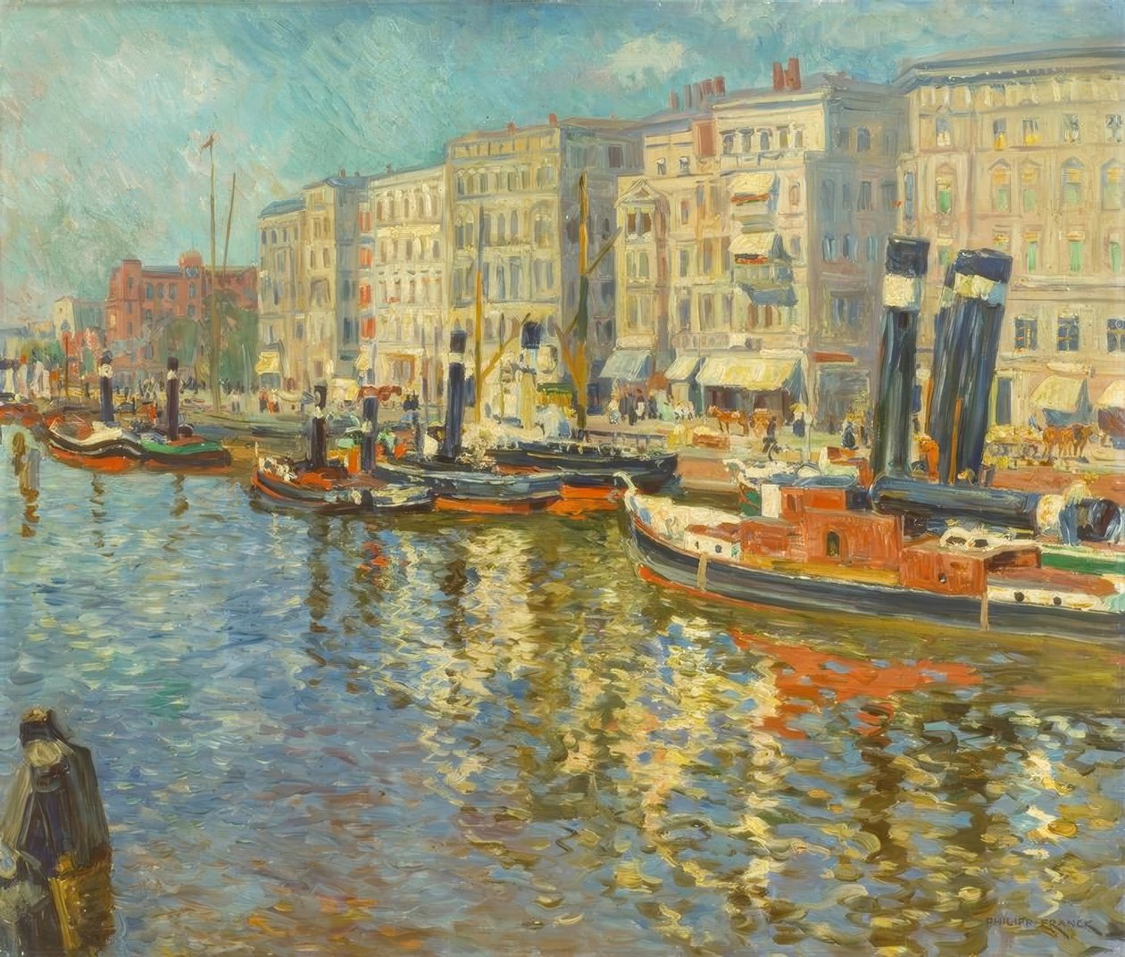 Stettin, port - Philipp Franck