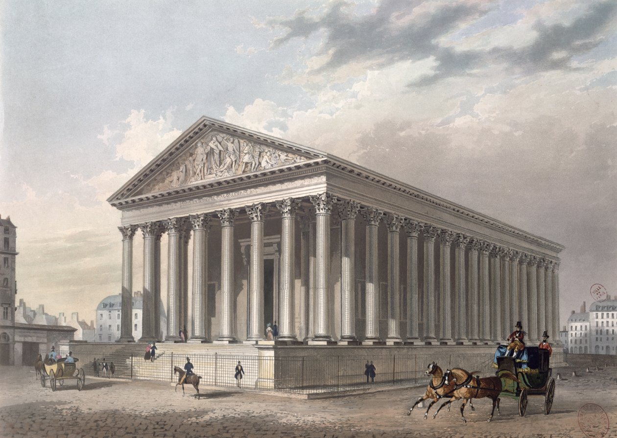 Vue extérieure de la Madeleine, Paris - Philippe Benoist