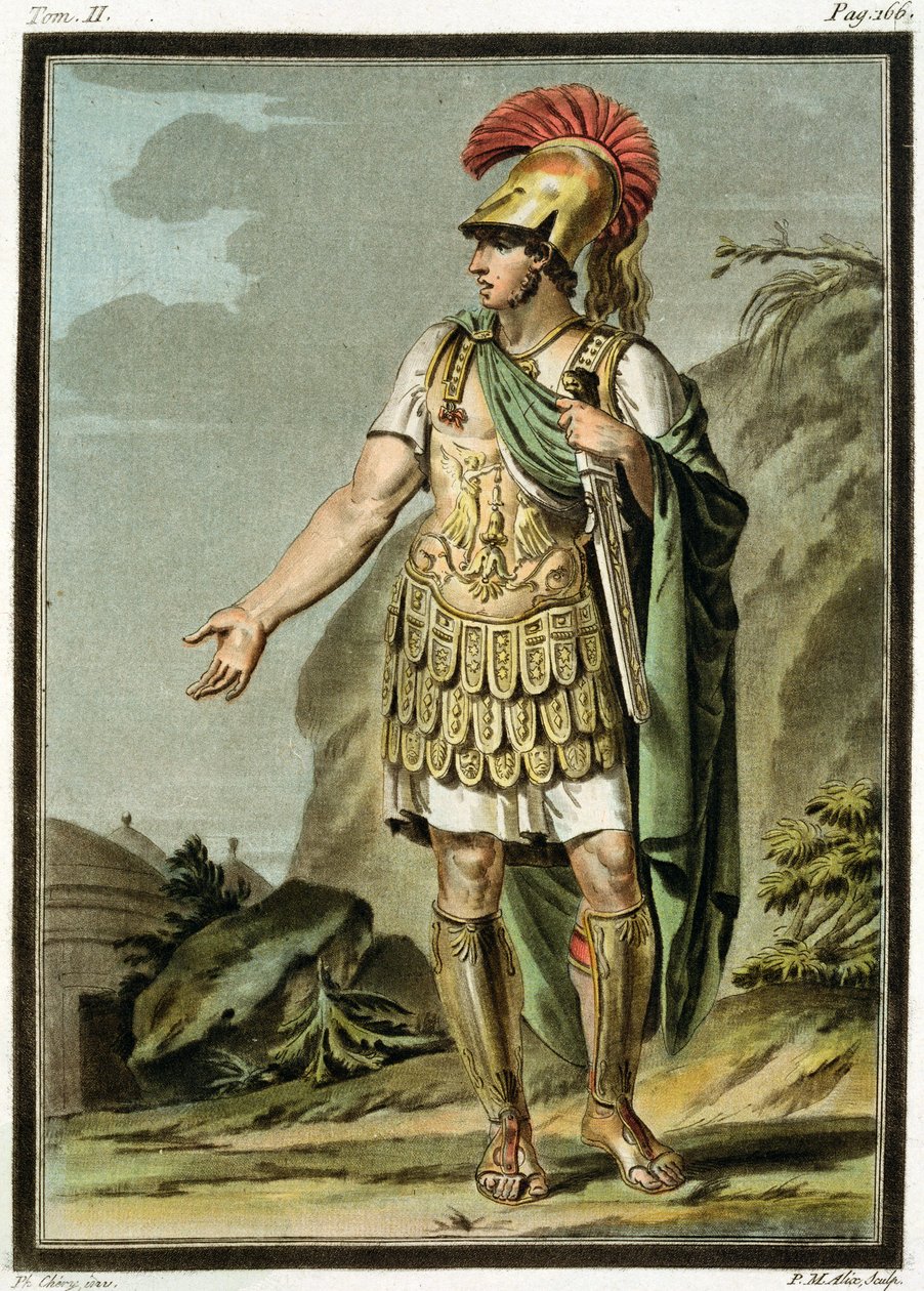 Achille en armure, costume pour 