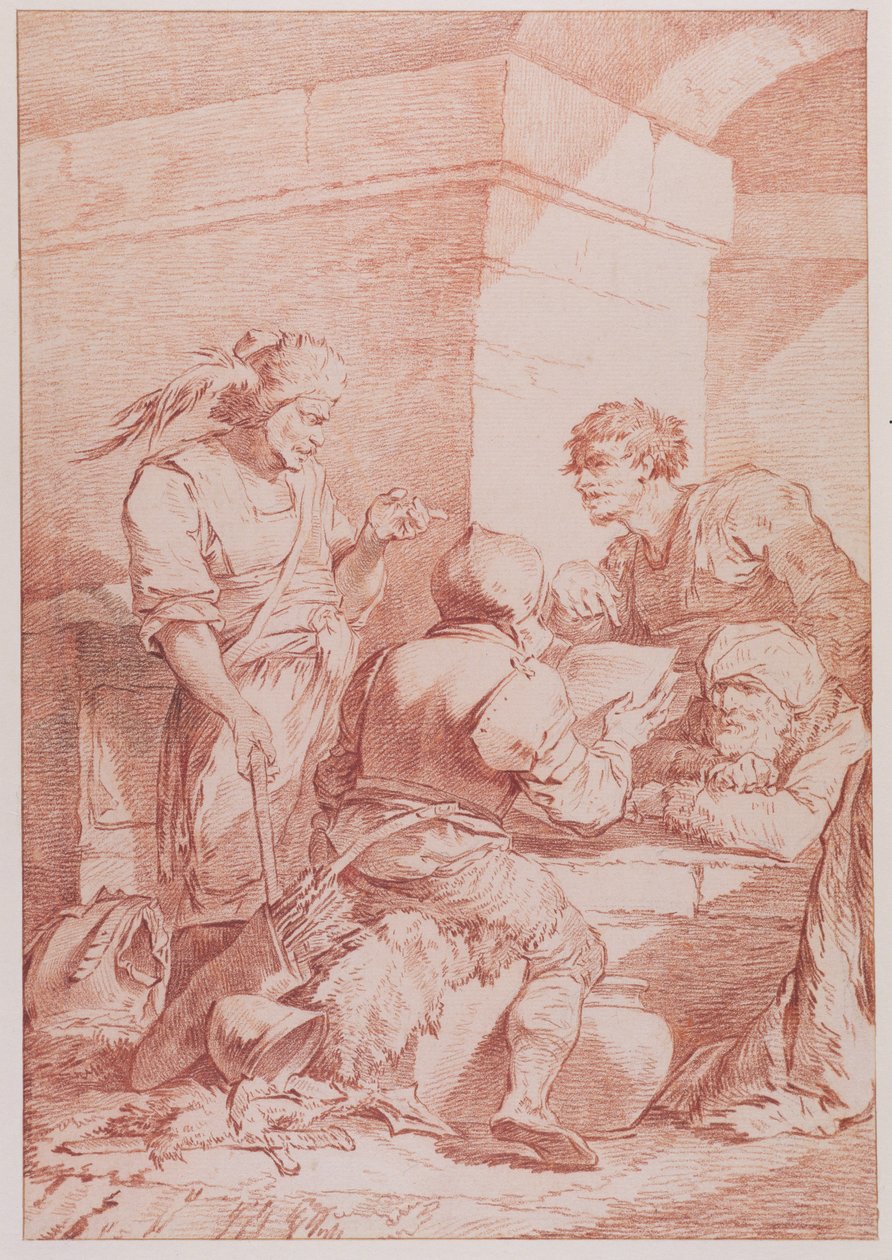 Corps de Garde (Barbares vaincus par un livre) - Philippe Jacques de Loutherbourg
