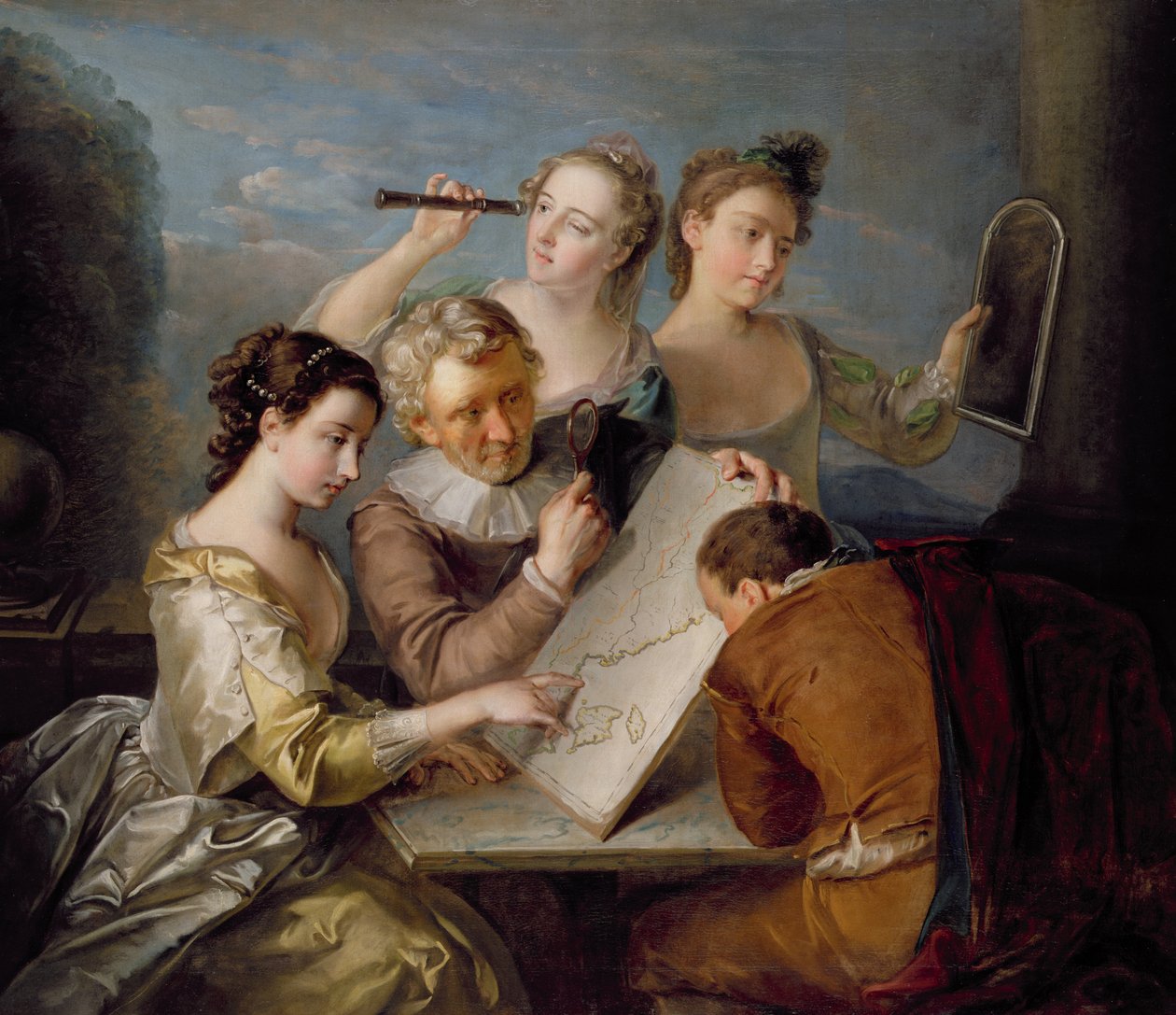 Le Sens de la vue, vers 1744-47 - Philippe Mercier