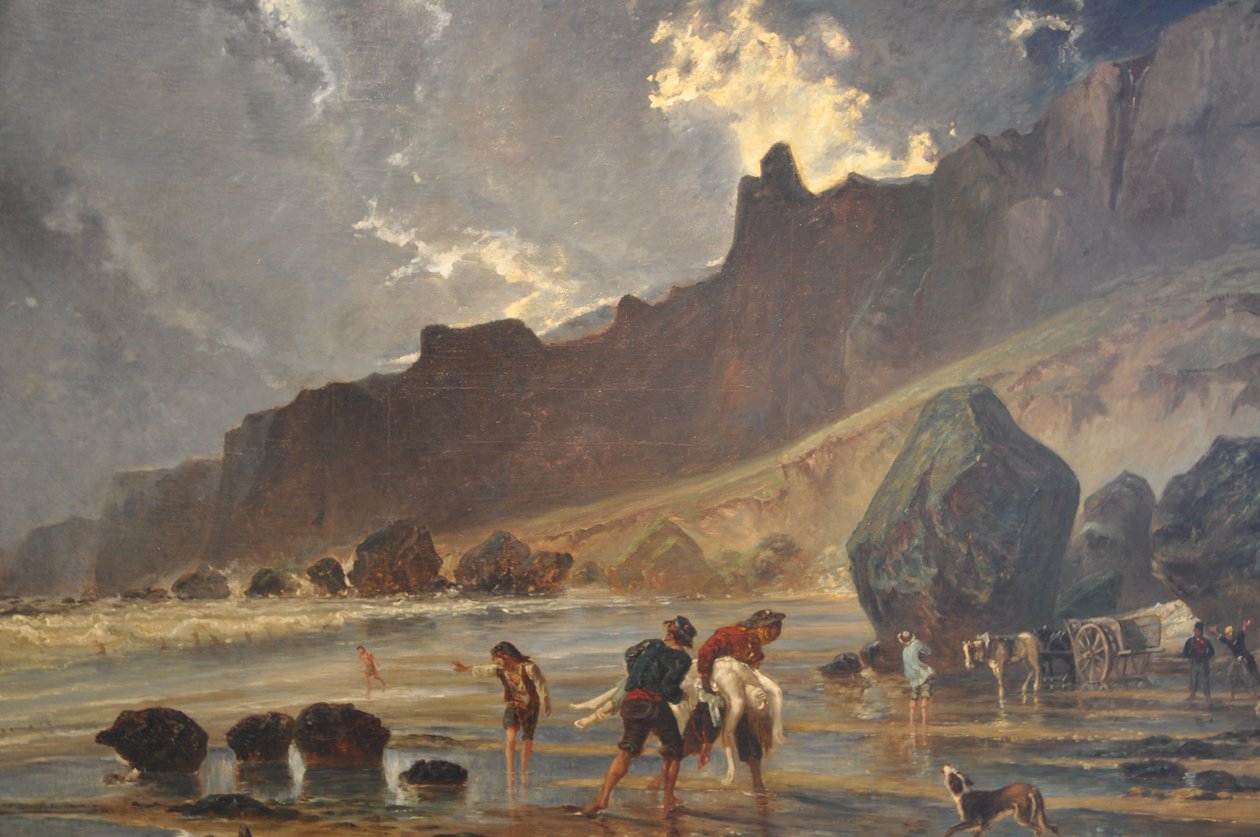 Huet Paul, vue des falaises de Houlgate - Philippe Alès