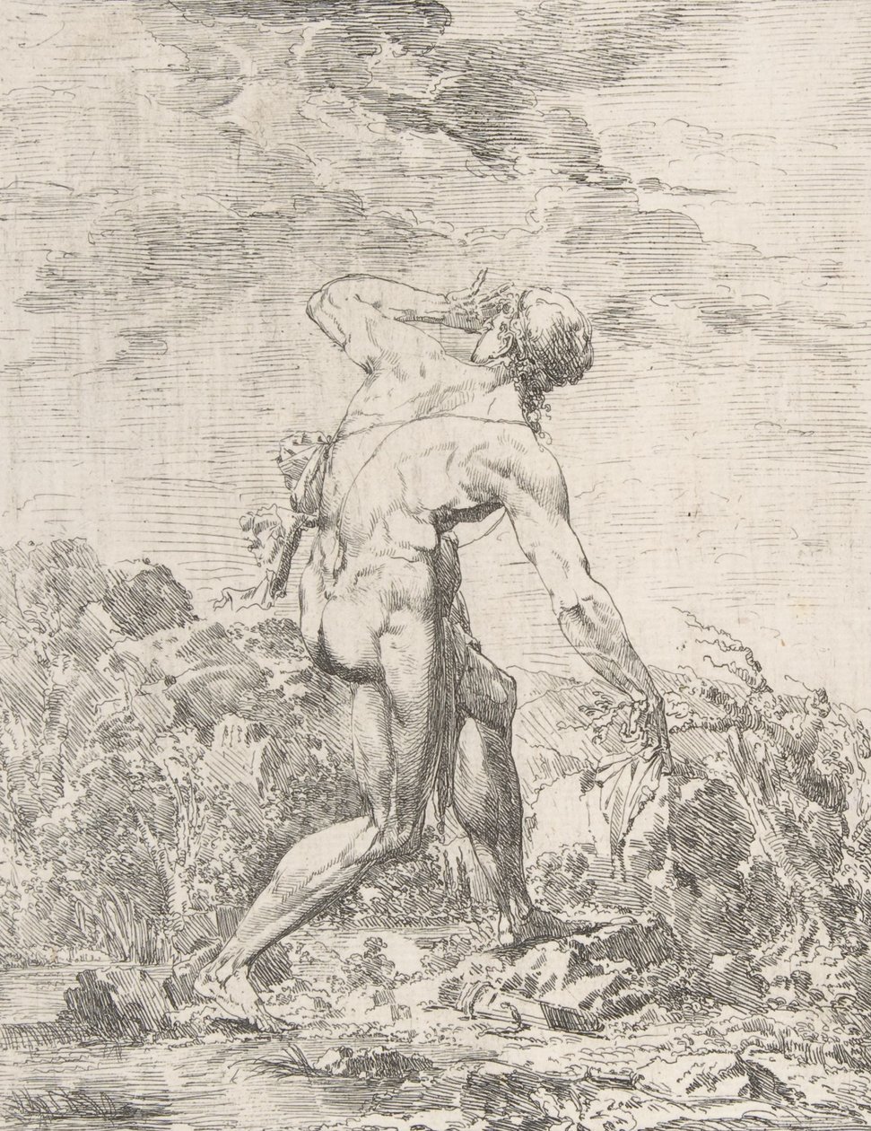 Milon de Crotone, n.d. - Philippe Auguste Hennequin