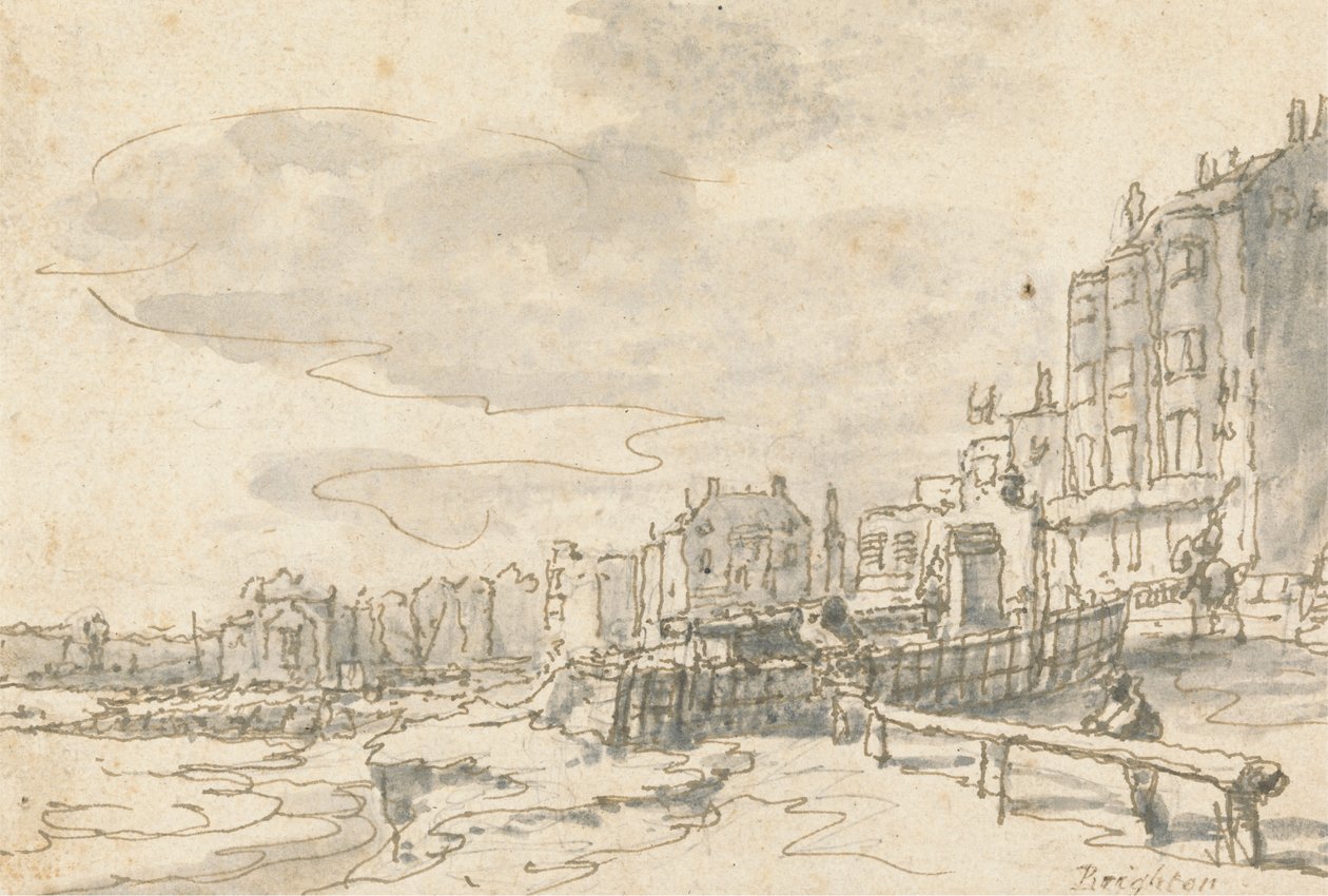 Le front de Brighton - Philippe Jacques de Loutherbourg