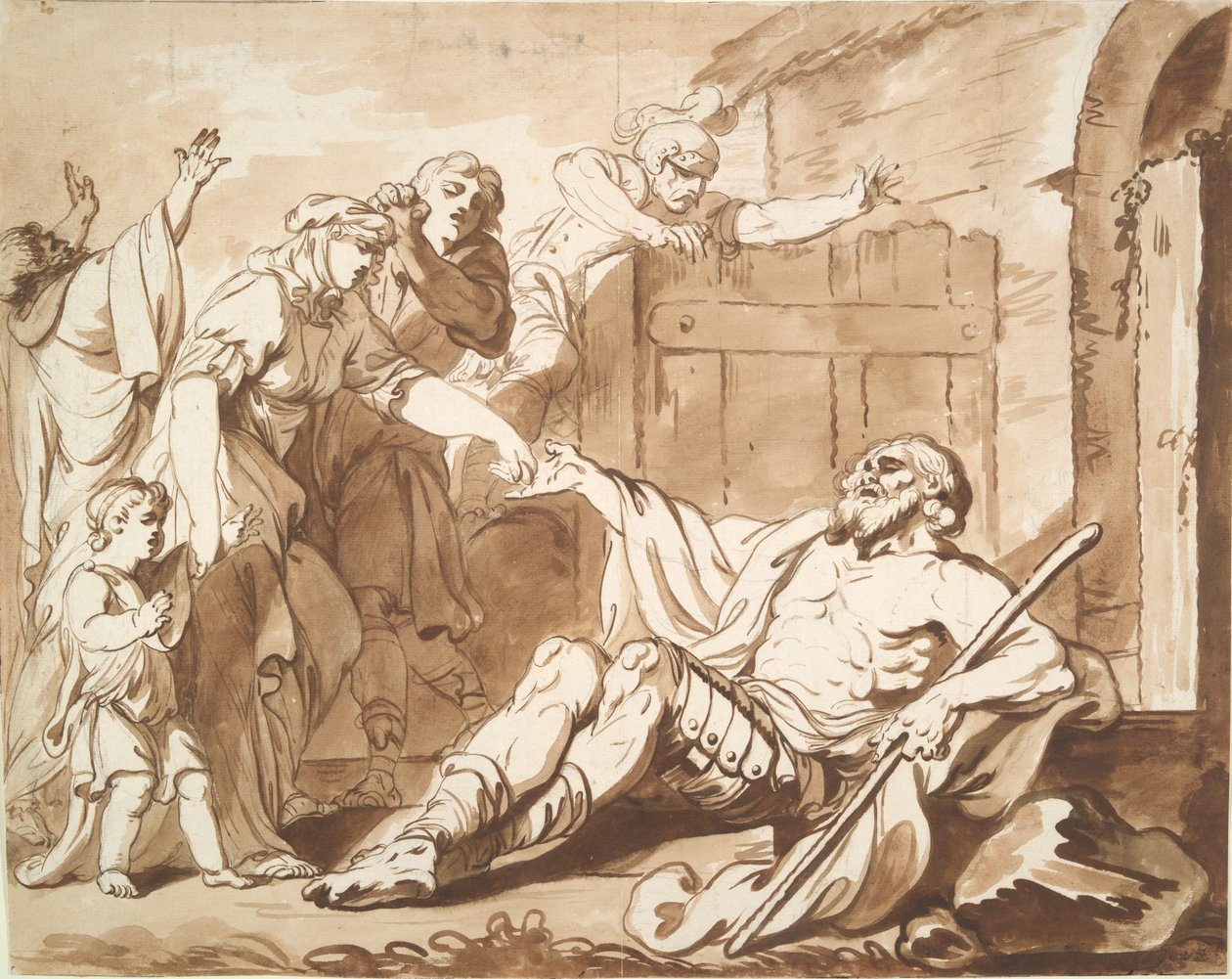 Le Belisaire aveugle - Philippe Louis Parizeau