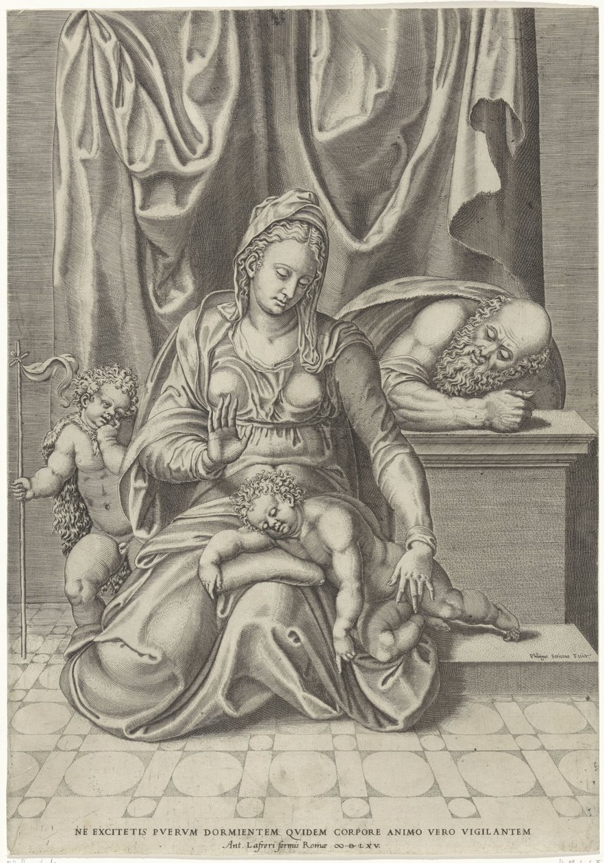 Sainte Famille avec Jean-Baptiste - Philippe de Soye