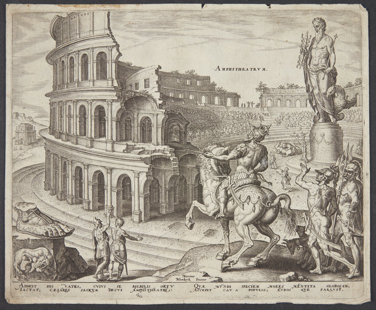 Le Colisée à Rome - Philips Galle