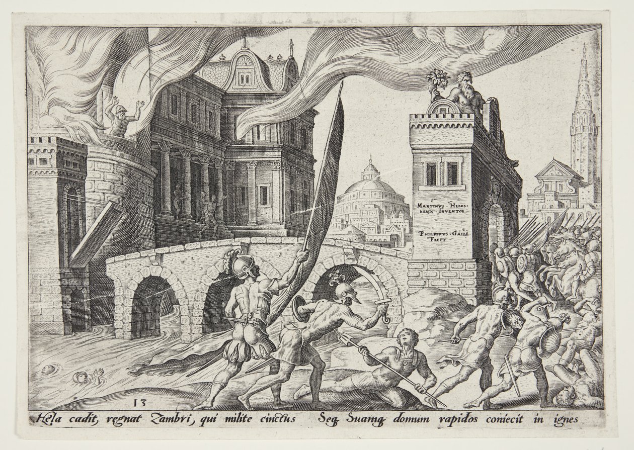 La capture de Tirsah - Philips Galle