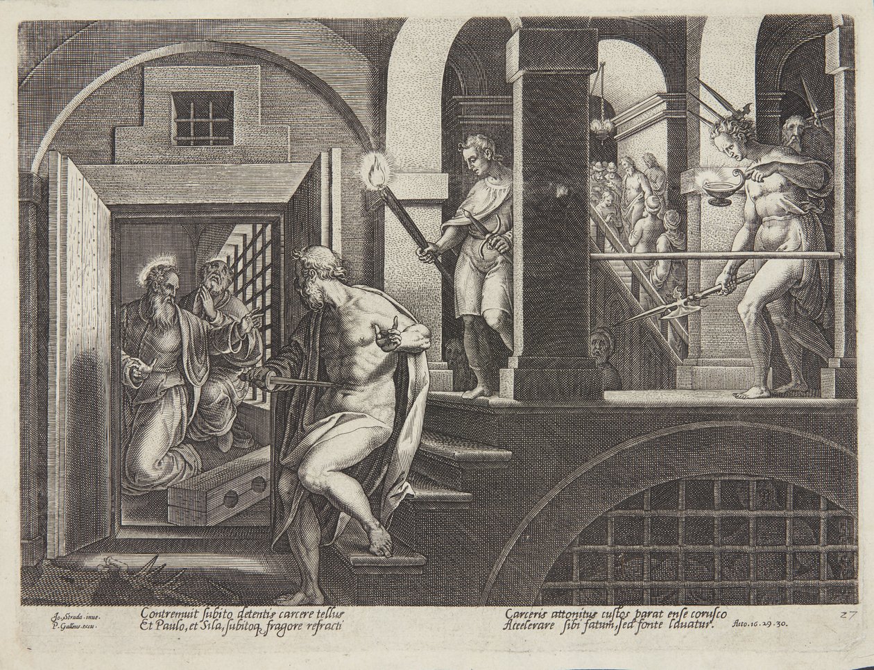 La conversion du gardien - Philips Galle