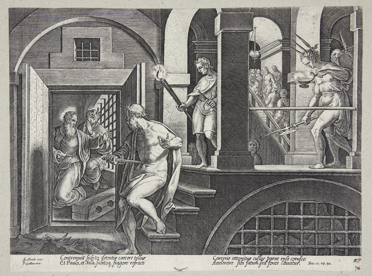 La conversion du gardien - Philips Galle