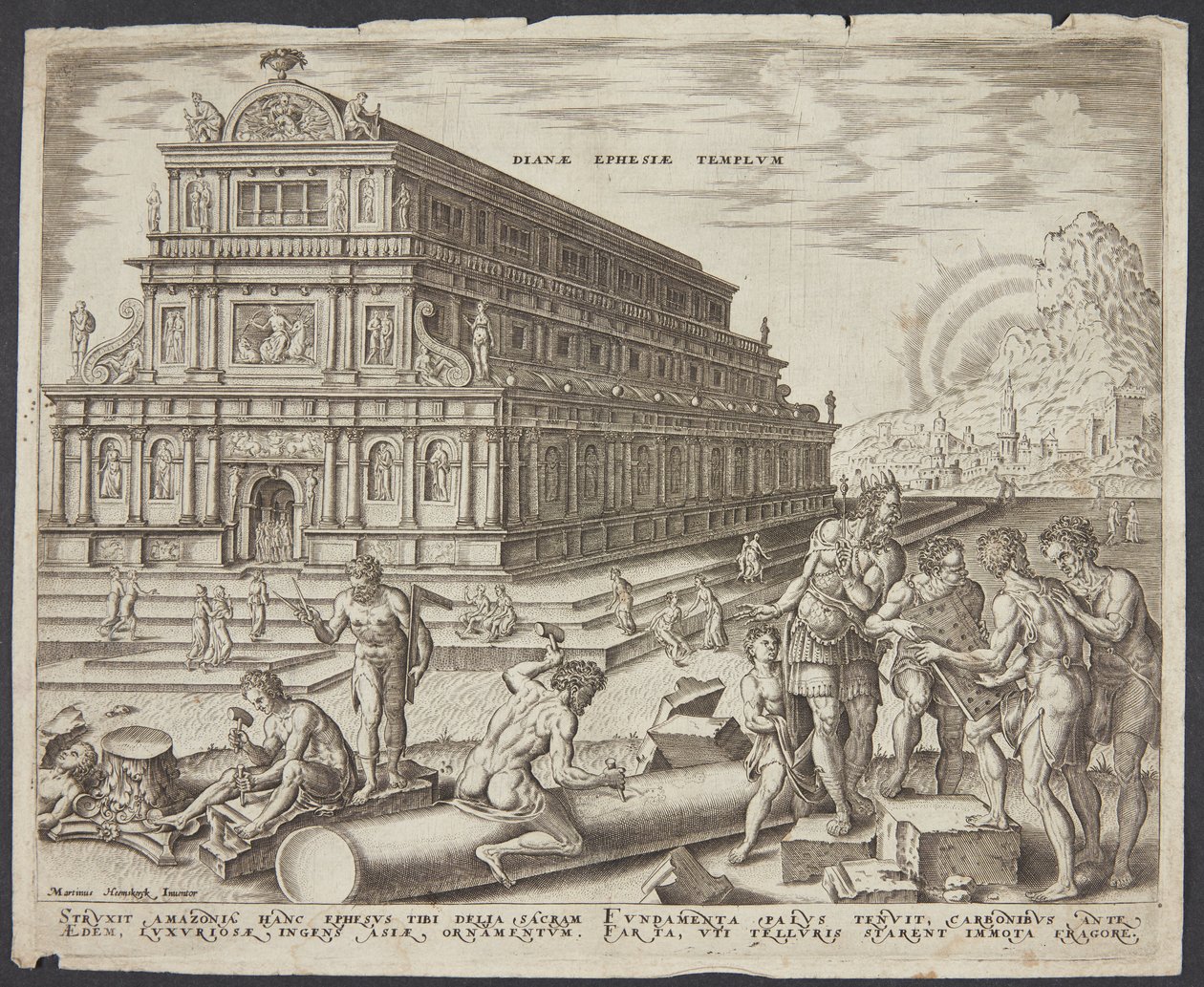 Le temple de Diane à Éphèse - Philips Galle
