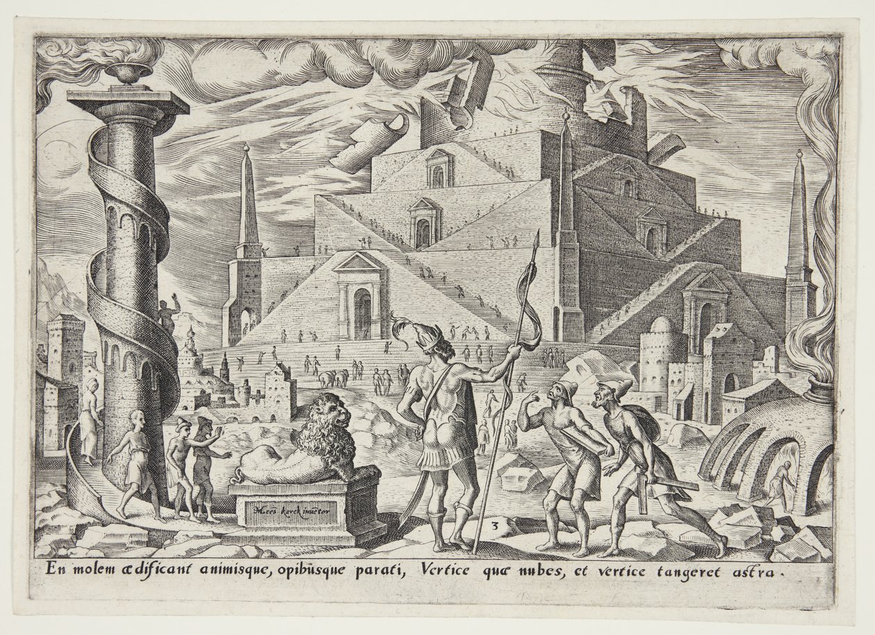 La tour de Babel - Philips Galle