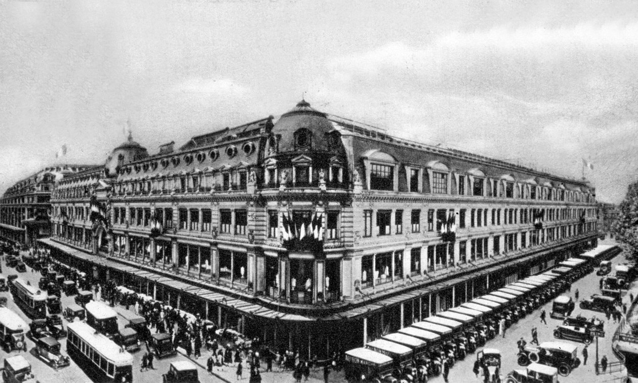 Le Bon Marché, vers 1910 (photo n/b) - Photographer French