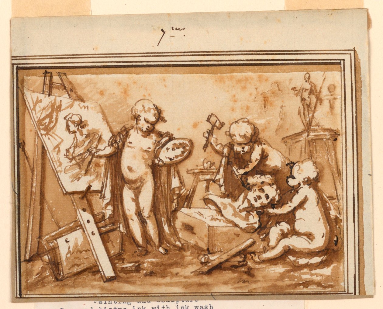 Conception pour un dessus de porte - Piat Joseph Sauvage