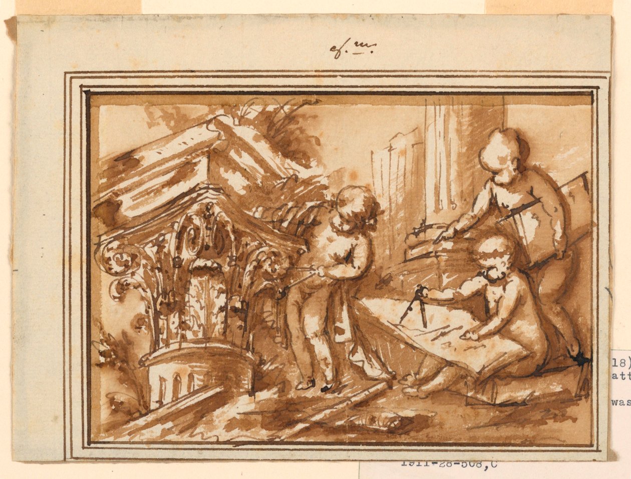 Conception pour un dessus de porte - Piat Joseph Sauvage