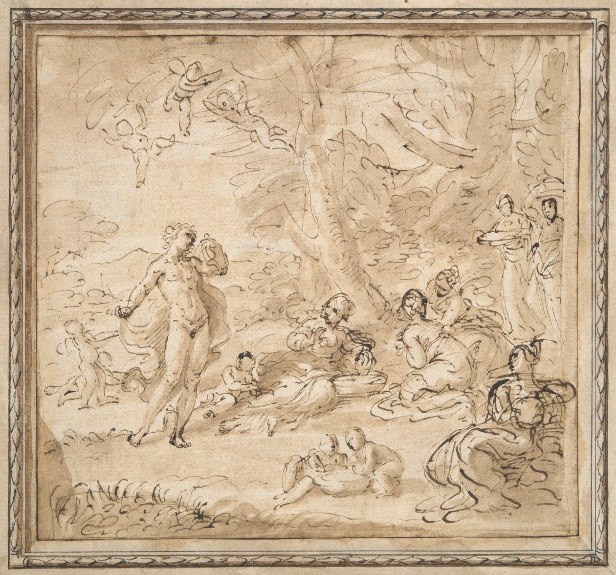 Apollon et Daphné - Pier Francesco Mola