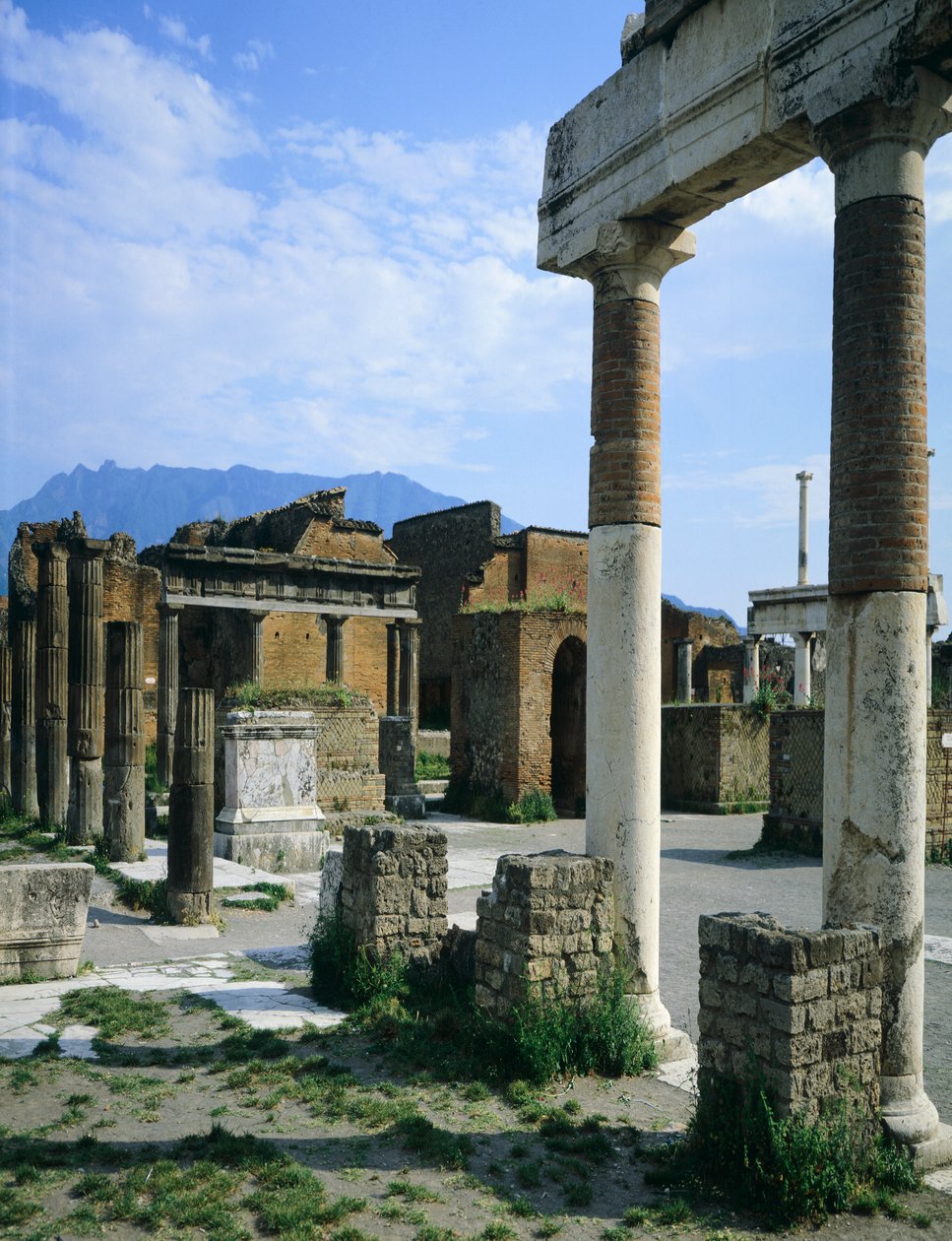 Italie, Campanie, Pompéi, Forum - Blaise Nicolas Le Sueur